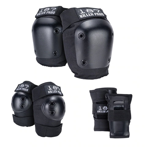 187 Killer Pads - Six Pack Pad Set - Black