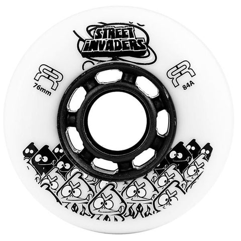 FR - Street Invader Wheels - 76mm (4 Pack) - White